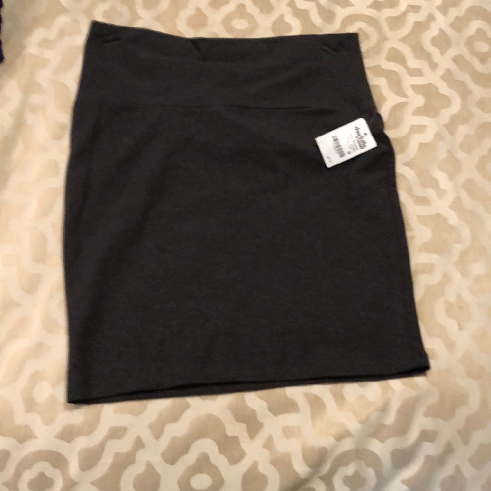 Charcoal grey skirt